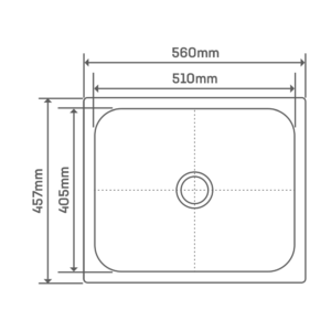  Kitchen Sink 21 X 18 Inch