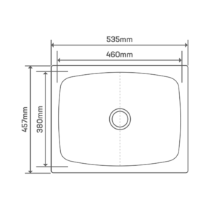  Kitchen Sink 21 X 18 Inch